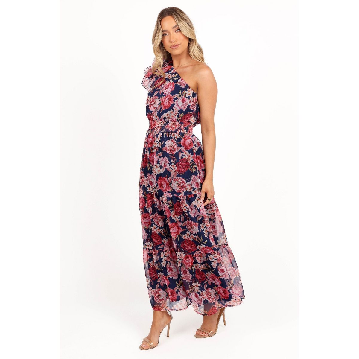 Petal and Pup Womens Layley One Shoulder Maxi Dress - thumbnail 2