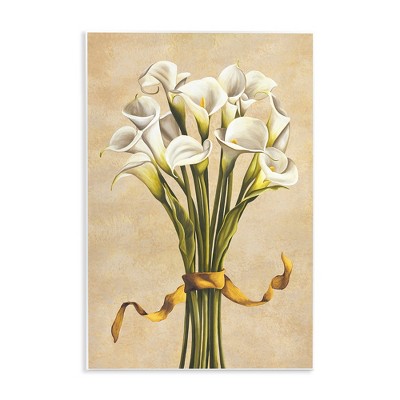 Stupell Industries Vintage Calla Lilies Wall Plaque Art