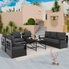 UPTIOT 6-Piece Outdoor Patio Conversation Set - 3 of 4