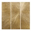 Fisfet Hand Painted Triptych 3-piece Dimensional Resin Wall Art Set - 2 of 4