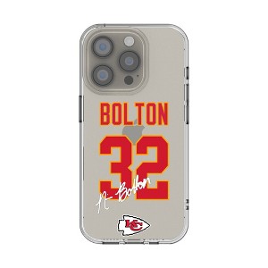 NFL Kansas City Chiefs Players Game Tactic Clear Cell Phone Case for Apple iPhone - 1 of 4