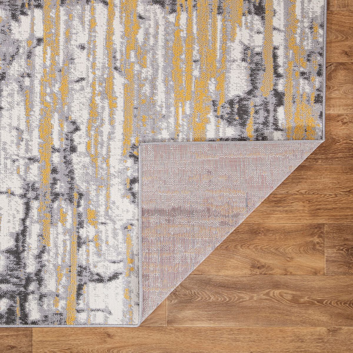 World Rug Gallery Vintage Abstract Modern Area Rug: Indoor Runner, Low Pile, Stain-Resistant - thumbnail 4