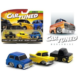 CarTuned 1:64 Lowriders Series 2 Stylin’ & Profilin’ 3 Pack 2024 - 1 of 2