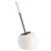 Evideco French Home Goods Elegant Toilet Brush Set with Stainless Steel Handle - Durable Dolomite Holder - Modern Bathroom Accessory - 2 of 4