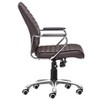 Zuo Enterprise Low Back Office Chair Espresso - 3 of 4
