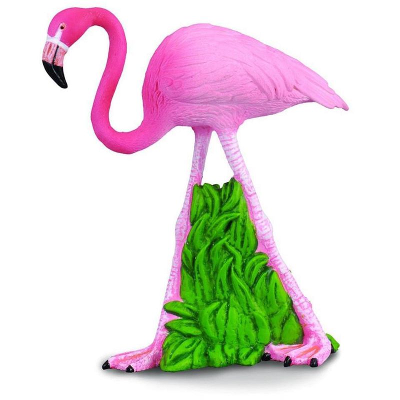 Breyer Animal Creations CollectA Wildlife Collection Miniature Figure | Flamingo, 1 of 2