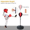 iMountek"Junior Boxing Set for Kids 3-8 Years, Adjustable Punching Bag with Gloves & Free-Standing Ball"Black&Red - 2 of 4
