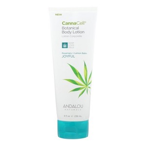 Andalou Naturals CannaCell Rosemary and Lemon Balm Botanical Body Lotion - 8 fz - 1 of 4