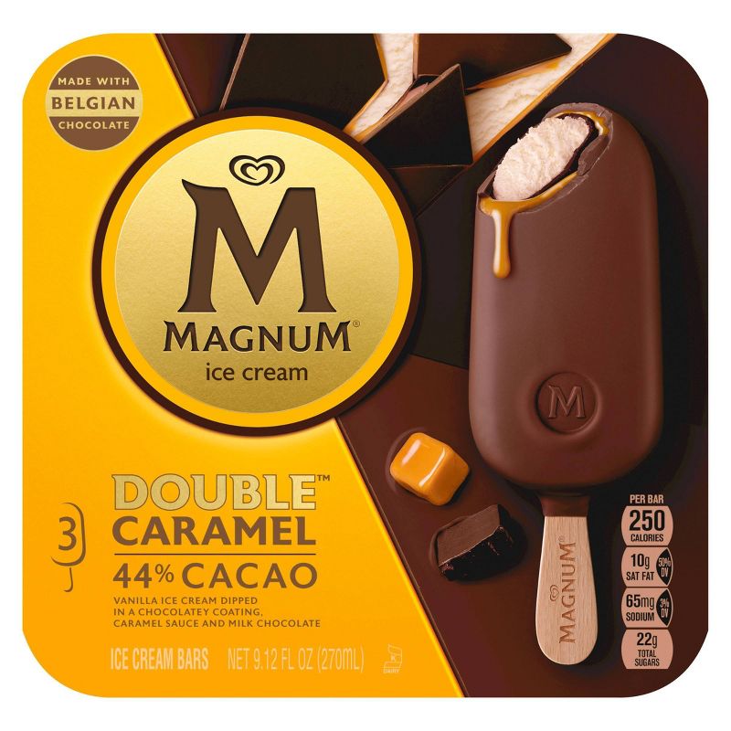 Magnum Ice Cream Bars Double Caramel - 3ct, 3 of 12