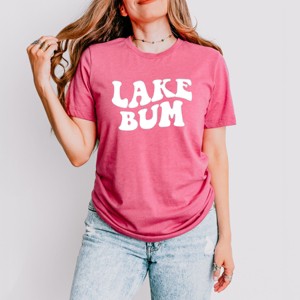 Simply Sage Market Women's Lake Bum Wavy Short Sleeve Graphic Tee - 1 of 4