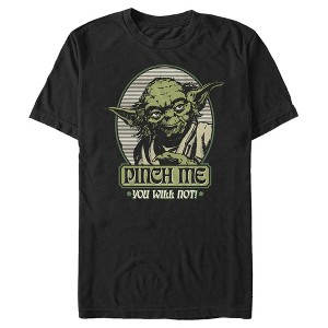 Men's Star Wars Yoda Pinch Me You Will Not T-Shirt - 1 of 4