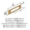 Amerock Medora Backplate for Cabinet Knobs and Pulls - 3 of 4