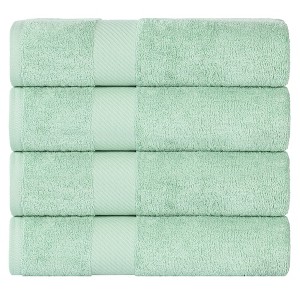 Modern Solid Classic Luxury Egyptian Cotton Towel Set by Blue Nile Mills - 1 of 4