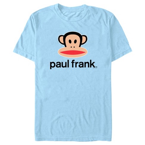 Men's Paul Frank Logo Julius Black T-shirt : Target
