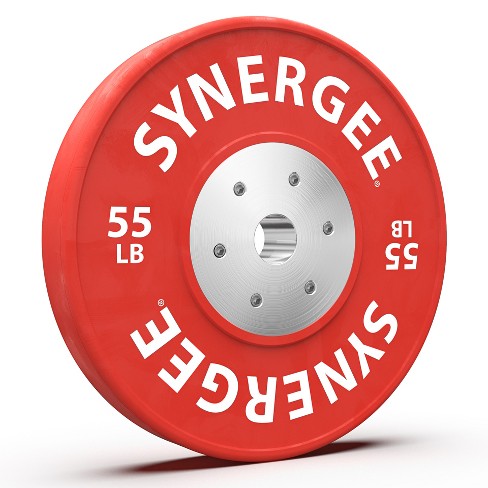 Synergee 1 inch Cast Iron Weight Plates, 5lb - Pair