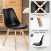 NicBex PU Leather Dining Chairs Set of 4,Modern Upholstered Armless Kitchen Chairs with High Back for Dining room,Living Room,Kitchen - 4 of 4