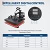 Heat Press Machine 15x15 with Tumbler Attachment, 11 in 1 Combo Heat Press for T-Shirts and Tumblers - 4 of 4