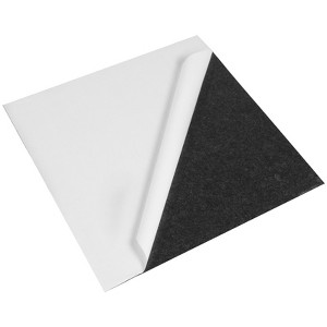 VEVOR Carpet Tiles Peel and Stick, 24” x 24” Squares Self Adhesive Carpet Floor Tile, Soft Padded Carpet Tiles, Easy Install (15Tiles, Carbon Black) - 1 of 4