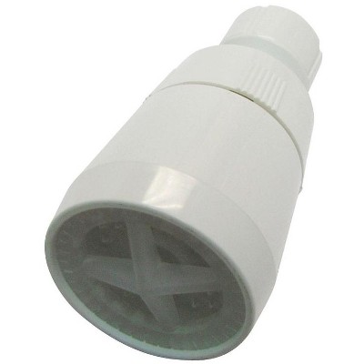 Plumb Pak White Plastic 1 settings Showerhead 2 gpm