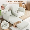 Pull Out Sofa Bed Queen Size, Multi-Functional Queen Size Sofa Bed ， Convertible Sleeper Couch with Thicked Cushions, for Living Room,Bedroom - 4 of 4
