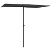 Garden Umbrella Sand White Polyester, Aluminum 6.6 x 4.9 ft  vidaXL - 3 of 4