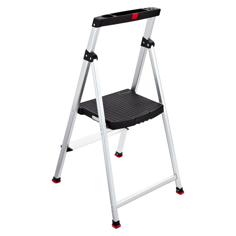 Rubbermaid 2-Step Lightweight Aluminum Step Stool with Project Top, 2 of 6