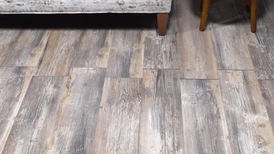 Cloud Gray Synthetic Shag Hearth Area Rug