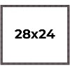 PosterPalooza | Slim Profile Brown Picture Frame - UV Acrylic, Backing Board, Hanging Hardware Included - 2 of 4