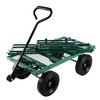 CAVINAS Multi-Functional Rolling Cart,Heavy-Duty Wagon Cart with All-Terrain Wheels,Utility Cart for Garden Camping Shopping - 4 of 4