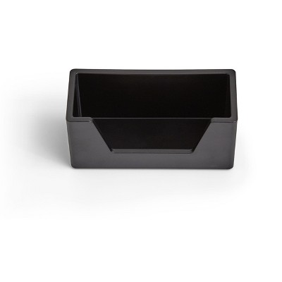 TRU RED Business Card Holder Black TR55269