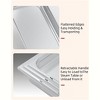 Acekool 6-Pack Full Size Steam Table Pans, 2.5" Deep Commercial Stainless Steel Hotel Pans with Handles, Anti-Jam Design - 3 of 4