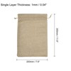 Unique Bargains Durable Large Capacity Coin Sacks Bag with Drawstring 3 Pcs - 2 of 4