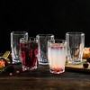 Slickblue Polyhedron Highball Glasses Set - 6 Pieces, 11.8 oz, for Cocktails & Drinks - 2 of 4