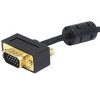 Monoprice Ultra Slim SVGA Super VGA Male to Male Monitor Cable - 6 Feet With Ferrites | 30/32AWG, Gold Plated Connector - 3 of 4