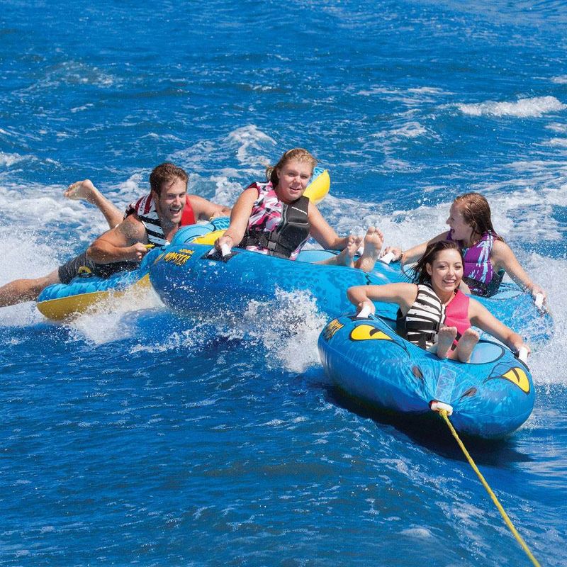 Airhead 4-Person Sea Monster Towable Water Tube with Kwik Connect Tow System, 5 of 7