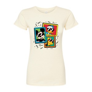 Women's - Disney - Mickey Friends Sunglasses Fitted Graphic T-Shirt - 1 of 2