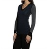 Women's Skinny Rib Vee Pullover - LABEL+thread - image 3 of 4