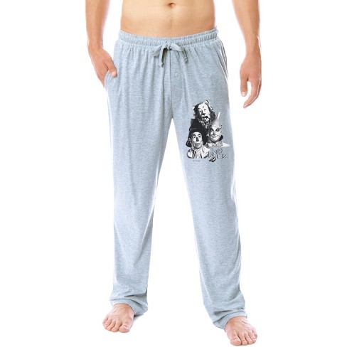 The Wizard of Oz Mens' Movie Vintage Film Sleep Jogger Pajama Pants Grey - image 1 of 4