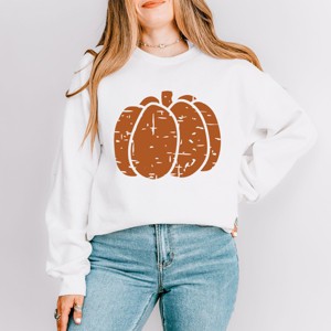 Simply Sage Market Pumpkin Grunge Sweatshirt - 1 of 4