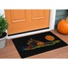 HomeRoots 17" X 29" Black And Orange Coir Welcome Outdoor Halloween Door Mat - 2 of 4