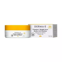 derma e Vitamin C Bright Eyes Hydro Gel Patches - 60ct