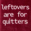 SKL Home 2pk Leftovers Quitters Hand Towels Wine - 2 of 4