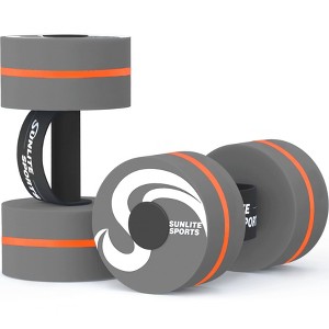 Sunlite Sports EVA Foam Water Dumbbells – Set of 2 for Pool Exercise, Aqua Therapy & Aerobics, Lightweight, Durable, and Easy to Grip - 1 of 4