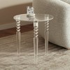 Studio 55D Emily 17 3/4"Wide Clear Acrylic Tripod Side Table - image 2 of 4