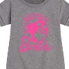 Girls' - Barbie - Birthday Graphic Short Sleeve Fleece Dress - 2 of 4