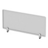 Alera Polycarbonate Privacy Panel, 47w x 0.5d x 18h, Silver/Clear - 4 of 4