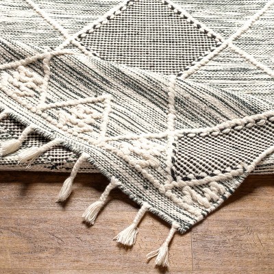 Hauteloom Mabua Tasseled Jute&Wool  Rug