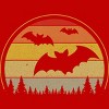 Men's Design By Humans Vintage Retro Vampire Bats Halloween Costume By Chos Tank Top - 2 of 3