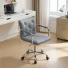 VECELO Rolling Work Chair for Home Office Desk Adjustable Height - 4 of 4