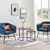 Yaheetech Nesting Round Accent Coffee Table for Living Room - 2 of 4